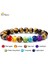 Çakra Bilezik-1 8mm Kaplan Gözü Boncuk Bileklik Doğal Taş 7 Çakra Bilezikleri Yoga Denge Boncukları Buddha Dua Esnek Bilezik Erkekler ve Kadınlar Için (Yurt Dışından) 2
