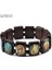 Kırmızı Gül Imixlot Aziz Desen Kare Boncuklar Zincir Bilezikler Dini Ahşap Boncuk Bilezik Erkek Kadın Dua Takıları Pulseras Masculina (Yurt Dışından) 5