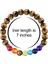 Çakra Bilezik-4 8mm Kaplan Gözü Boncuk Bileklik Doğal Taş 7 Çakra Bilezikleri Yoga Denge Boncukları Buddha Dua Esnek Bilezik Erkekler ve Kadınlar Için (Yurt Dışından) 3