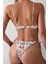Bağlamalı Çiçek Baskılı Bikini Altı 3