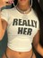 Really Her Crop Top Bluz Body 2