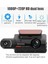 Çift Lensli Araç Kamerası Araba Dvr Ön ve Iç Kamera Video Sürüş Kaydedici Park Monitörü Gece Görüş G-Sensörü 1080P (Yurt Dışından) 5
