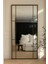 Eskitme Metal Çerçeveli Modern Dekoratif Boy Aynası - 80 x 180 cm 1