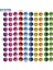 Renkli Degrade Sticker 100 Adet 4