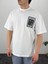 T&m Vertino Mitoloji Baskılı Oversize Beyaz T-Shirt 1