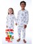 En Sevimli Figürler Özel Kalemi ile Boyanabilir Çocuk Pijama Takımı ( 12'li Kalem Seti Hediye ) 2