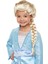 Platin Altın Dore Renk Karlar Ülkesi Elsa Frozen Peruğu Çocuk Boy 1