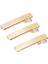 30PCS/SET Altın Gümüş Renkli Saç Klipsi Temel Parlak Metal Timsah Saç Tokaları Dıy Saç Aksesuarları Kadınlar Için Kız Kuaförlük Araç Color: Altın 3.1cm (Yurt Dışından) 1