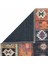 Private Renkli Eskitme Vintage Halı Kilim Otantik Dokuma Şönil Halı Yıkanabilir Salon Halısı 5