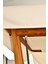Luna Deluxe 2600 Iroko Beş Kişilik Ahşap Bahçe Salıncağı Krem 6