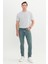 Pamuklu Ekstra Slim Fit Dar Kesim 5 Cep Esnek Kot Denim Jean Pantolon 2