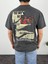 Gazate Sırt Baskılı Yarım Oversize Ünisex T-Shirt 3