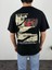Gazate Sırt Baskılı Yarım Oversize Ünisex T-Shirt 3