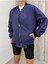 Unisex Siyah Oversize Bomber Ceket 2