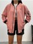 Unisex Siyah Oversize Bomber Ceket 2