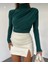 Yeşil Uzun Kollu Büzgülü Bluz 1