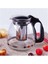 Borosilikat Cam Servis Bitki Çayı Ihlamur Demliği 1250 ml 1