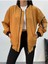 Unisex Siyah Oversize Bomber Ceket 2