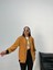 Unisex Siyah Oversize Bomber Ceket 5