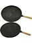 Çift Taraflı Döküm Granit Bazlama - Gözleme Tavası 36CM (4533) 1