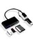 A5256 Type-C Micro USB 3in1 Sd Micrsd Kart Okuyucu Otg Çevirici Kablosu 1