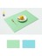 Dikdörtgen Altın Kenarlı Çift Taraflı Iki Renkli Deri Placemat Placemat Yağ Geçirmez Batı Placemat Çift Taraflı Deri Placemat 4 Adet (Yurt Dışından) 1