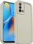 Oppo A74 Kılıf Yumuşak Lansman Silikon Kamera Korumalı Çıkıntılı 3D Kalın Kenarlı Coffe Kapak 1