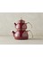 Bordo Emaye Çaydanlık, şık ve dayanıklı tasarım, 1,1 L hacim 1