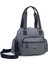 Çok Gözlü Orta Boy Omuz ve Çapraz Çanta Gri Siyah Buzzy 1