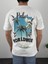 Sırt ve Gösüs Baskılı Loose Fit T-Shirt 3