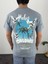 Sırt ve Gösüs Baskılı Loose Fit T-Shirt 3