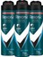 Men Erkek Sprey Deodorant Invisible Ice Fresh 72 Saat Kesintisiz Üstün Koruma 150 ml X3 2