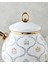 Ornate Retro Emaye Mini Çaydanlık 0,50 L 1,1 L Mavi 3