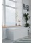 Çeyiz Sandığı Çok Amaçlı Saklama Kutusu Salon Antre Mobilyası Oyuncak Organizer Sandık 125x40 cm Beyaz 1