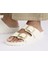 Arizona Eva Big Buckle Kadın Terliği 1029651-20116 Krem 2