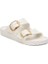 Arizona Eva Big Buckle Kadın Terliği 1029651-20116 Krem 3