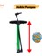 Bisiklet Pompası 30 Cm El Tipi Ayak Tutamaklı Hava Top Şişirme Standart Plastik Başlıklı Uçlu Borulu 2
