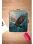 Bilek Destekli Göklerin Kralı Kartal Mavi Dikdörtgen Pürüzsüz Yüzey Dikişsiz Mouse Pad 18X22CM 2