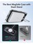 Apple iPhone 16 Pro Kılıf + Ekran Koruyucu Set Halolock Magsafe Classic Hybrid Stantlı Silikon - Buzlu Siyah 3