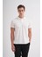 Polo Yaka Ekru Erkek T-Shirt 4221 1