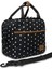 Unisex Siyah Food Bag Mama ve Çok Amaçlı Yemek Taşıma Termos Bebek Bakım Çantası 4
