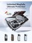 Apple iPhone 16 Pro Kılıf + Ekran Koruyucu Set Halolock Magsafe Classic Hybrid Stantlı Silikon - Şeffaf 2