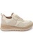 Bej Hakiki Deri Kadın Sneaker - K24I1AY67120-D6P 3
