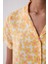 Sunny Floral Gömlek Pantolon Sarı Pijama Takımı 3