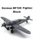 BF109 Siyah Stil Iı.dünya Savaşı Alman BF109 Ingiliz Hurricane Savaşçı 4d Montaj Savaş Uçağı Model Silahlar Yapı Taşları Oyuncaklar Için Erkekler - E-Ticaret Başlığı (Yurt Dışından) 2