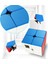 Siyah Stil Yetişkinler ve Çocuklar Için Eğlenceli Hızlı Stickerless Küçük Moyu 2x2 Mini Meilong Küp Oyuncağı (Yurt Dışından) 3