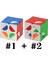 Mxup Skew 1 ve 2 Stili Moyu Meilong Skew Cube 3x3 Mixup Eğik Sihirli Bulmaca Stickerless 6 Yüz Hunyuan Dönme Küpü Versiyon Eğitici Oyuncaklar 3*3 (Yurt Dışından) 1
