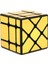 Fırçalanmış Altın Stili Moyu Fisher Cube Hızlı Bulmaca Aynalı Sihirli Küp Dökümlü Eğitici Oyuncaklar Çocuklar Için Cubo Magico (Yurt Dışından) 1