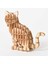 Mor Tarzı 3D Ahşap Puzzle Yelkenli Çift Kanatlı Uçak Buharlı Lokomotif Tren Oyuncakları Montaj Kitleri Çocuklar Için Masa Süsü (Yurt Dışından) 1