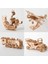 Mor Tarzı 3D Ahşap Puzzle Yelkenli Çift Kanatlı Uçak Buharlı Lokomotif Tren Oyuncakları Montaj Kitleri Çocuklar Için Masa Süsü (Yurt Dışından) 2